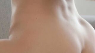 Petite Big Boobs Milf Poses Naked in Her Private Garden - Natural Breasts