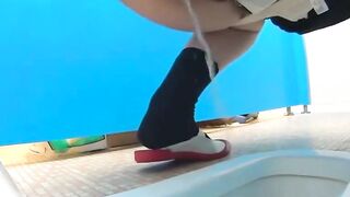 School Girls' Secret - Public Restrooms Peeping Tom