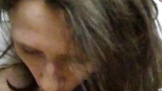 Homemade Blowjob by Amateur Brunette Girl