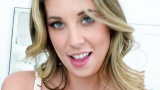 My sexy stepmom Millie Morgan catches me jerking and helps me out