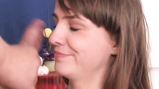 Cute girl kisses with her boyfriend