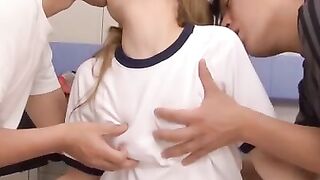 Pink pussy lips spread and squirt