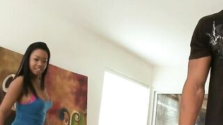 Horny dude fucks ebony girl
