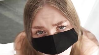 Double cum-shot on face, rock hard smash ends on stomach - hottest XXX with
