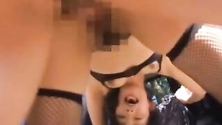 Horny couple fucks outside