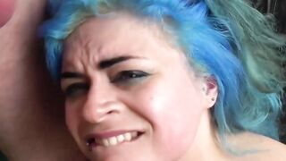 Caitlin Minx struggles as daddy Pascal White plows her hard