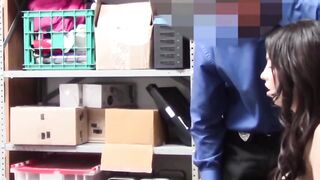 Taylor May fucks officer Tommy Gunn's hard dick