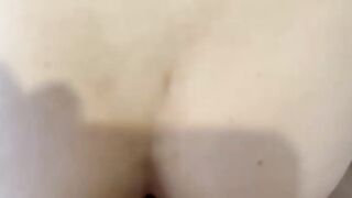 Cute teen with pigtails gets facial after hard pounding