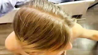 Cute teen with pigtails gets facial after hard pounding