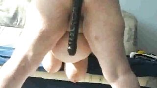 Caning and Penetrating Carla's fat ass