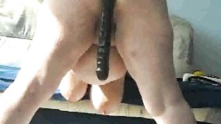 Caning and Penetrating Carla's fat ass