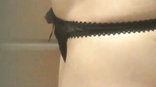 Cute Asian babe's masturbation filmed by a horny voyeur