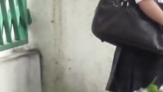 Japanese teen girls pee all over the place