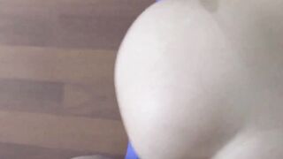 Innocent teen lfucks on spy cam