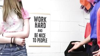 Stepdaughter Melon Moon punished and pleasured while watched