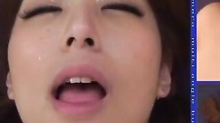 Serious scenes of Asian threeosme