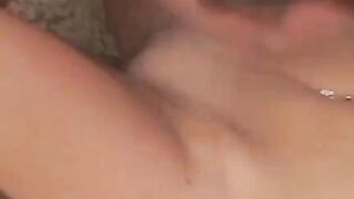 Naked teen works cock on cam