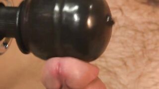 Hairy Adam Ramzi tied and milked until his cock gives up sticky juices