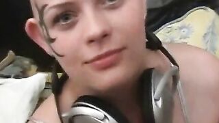 Naked sluts on a single cock