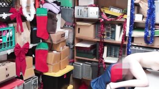 Krystal Orchid stripped and fucked hard by officer
