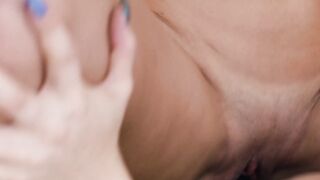 Horny lesbian babe seduces and fucks roommates big boobs MILF GF