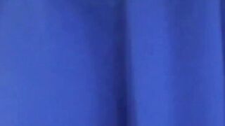 Attractive secretary fidgets as she desperately needs to pee