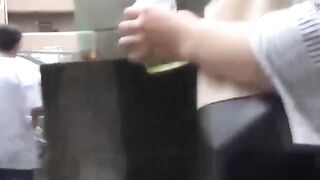 For this cute Asian girl peeing outdoors brings sweet relief