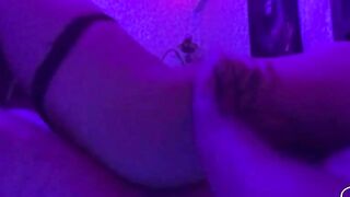 Intense sex with a slim, gorgeous Chinese nymph under ultraviolet light - XXX!