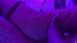Intense sex with a slim, gorgeous Chinese nymph under ultraviolet light - XXX!