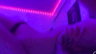 Intense sex with a slim, gorgeous Chinese nymph under ultraviolet light - XXX!