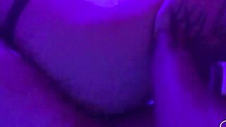 Intense sex with a slim, gorgeous Chinese nymph under ultraviolet light - XXX!