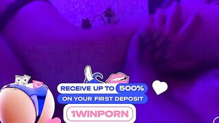 Intense sex with a slim, gorgeous Chinese nymph under ultraviolet light - XXX!