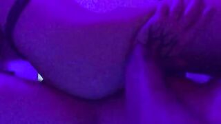 Intense sex with a slim, gorgeous Chinese nymph under ultraviolet light - XXX!