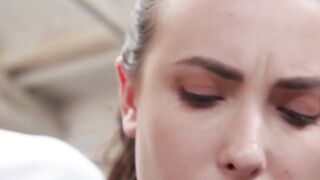 Vulnerable Casey Calvert Interrogated By Derrick Pierce In Leather Strait Jacket
