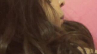 She strips and squeals as wand hits wet spot as voyeur films