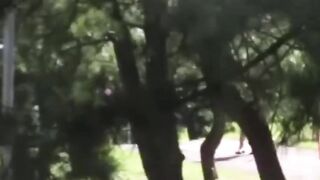 Run and release women who pee under city trees in a rush