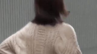 Innocent girls unaware of filming release big streams of pee
