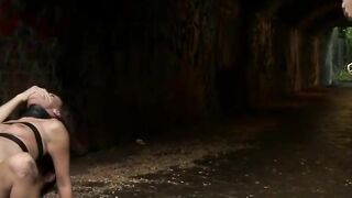European Babe Public Bondage Sex