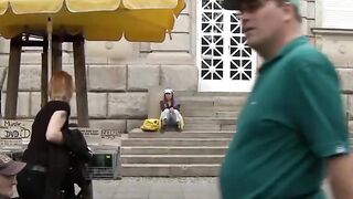 European Babe Public Bondage Sex
