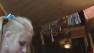 Reality sex scene with a teen