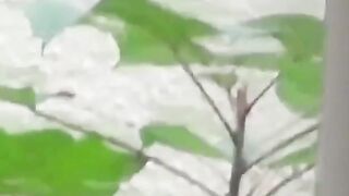 Naughty Japanese girls unload in hidden spots