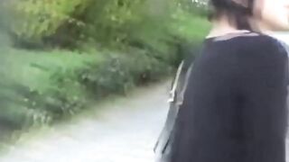 Naughty Japanese girls unload in hidden spots