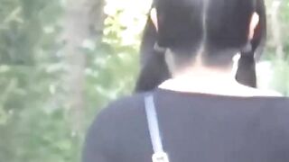 Naughty Japanese girls unload in hidden spots