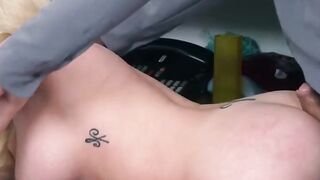Thick basketball lover MILF gets fucked for stealing