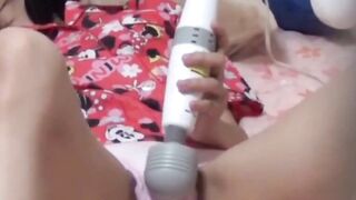 Petite Japanese honey fingers tight pussy on secret cam