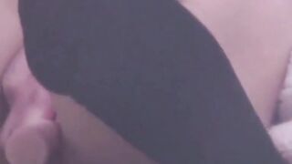 Petite Asian toys pussy to shaking orgasm on spycam couch