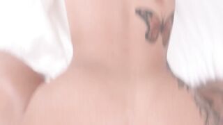 Petite Bianca Bangs spreads wide so her stepbro can pound her all in