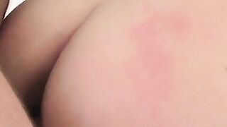 Busty amateur fucked by two men