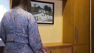 Young stepmom needs a real fledgling spear to sate her family orgasm!