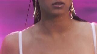 Bombastic big tits nude teen Alyssa Arce reveals her pussy under the water